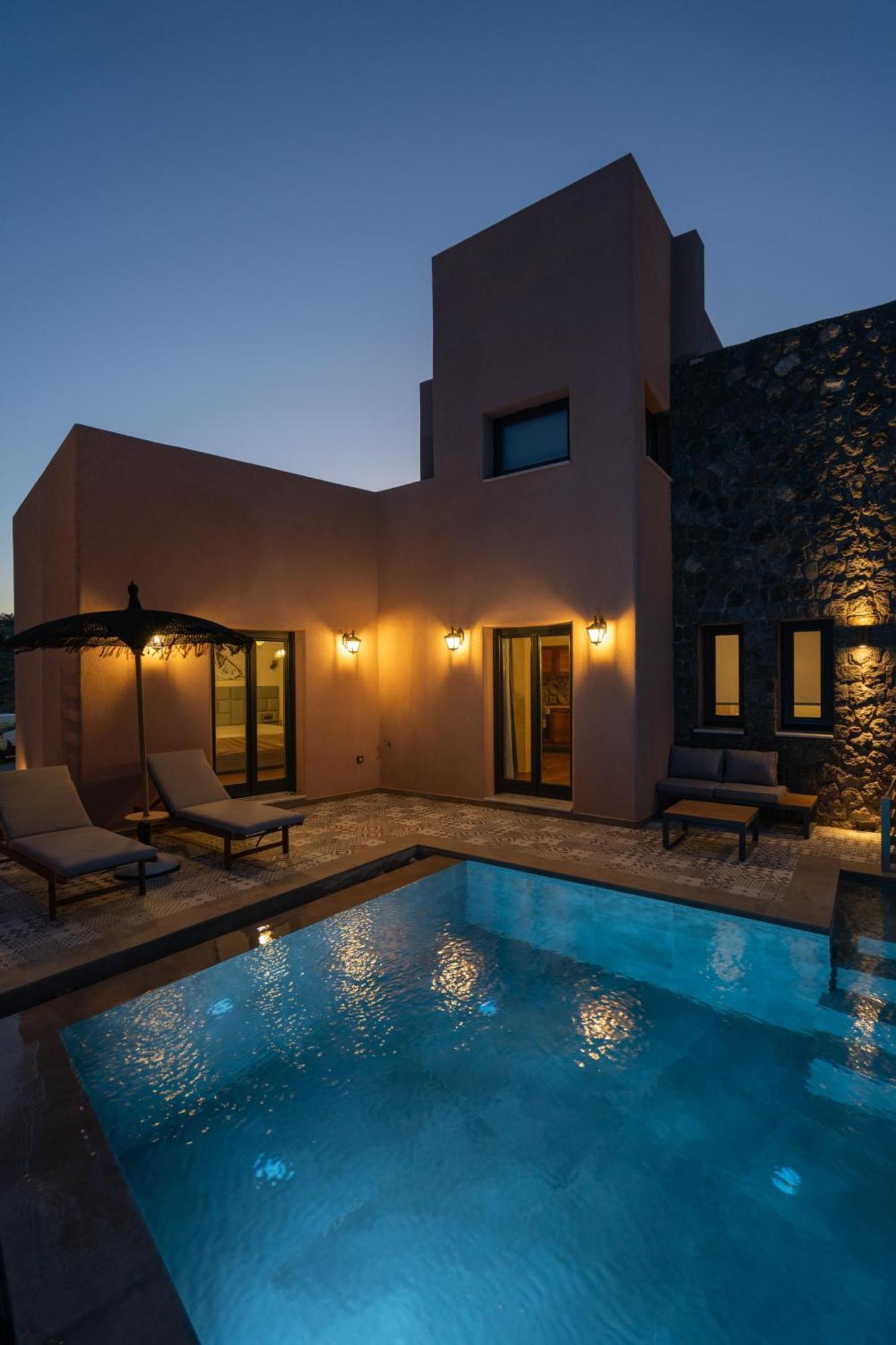 Golden Moments Luxury Stone Villas A Messaria  Exterior photo